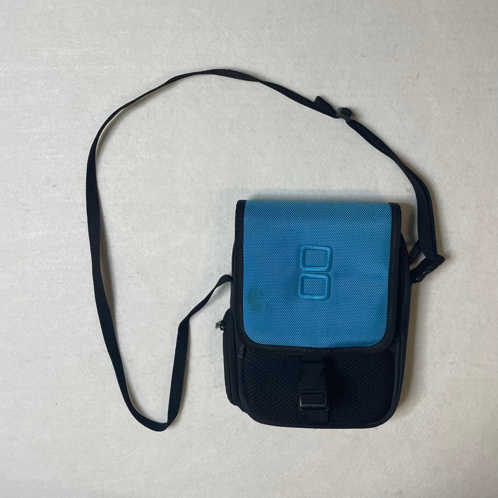 Nintendo DS Blue/Black Crossbody‎ Messenger Bag System Travel Case